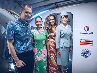 Hawaiian Airlines marks milestone anniversary by recreating inaugural  flight | KLAS